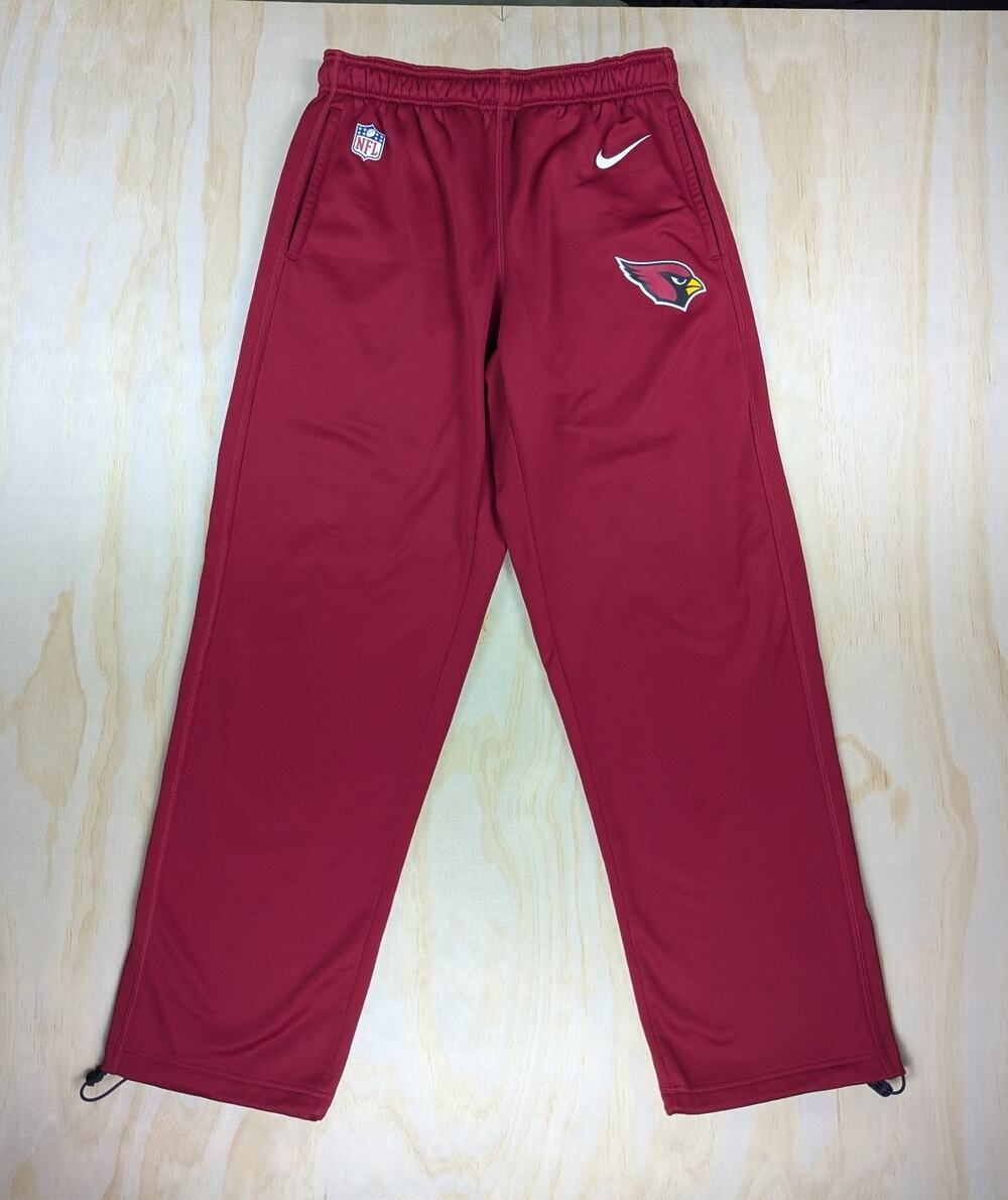 Nike Men's Medium Arizona Cardinals NFL Onfield Therma-Fit Red Sweatpants